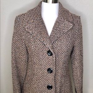 Jonathan Martin Vintage Brown Tweed Trench coat